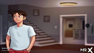 Hey wife, why kiss him right in front of your husband like that?