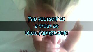 gf's blonde lips suck till massive facial blasts her face