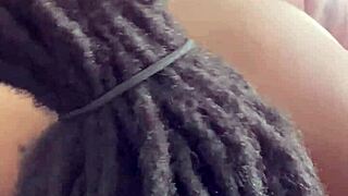 My ebony bbw takes bbc doggystyle then sloppy deepthroat blowjob