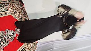 check out this arabic desi indian slut amrozia shaking ass and boobs in black hijab 🔥🍑