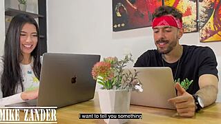 Wife caught me balls deep in her nasty sister's tight pussy table fuck