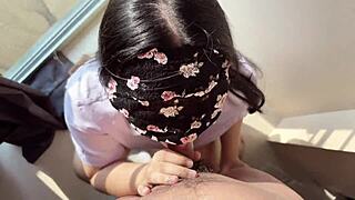 hey this pov thai girl gives the sloppiest deepthroat blowjob ever 😍