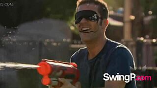 i'm loving these hot naked swingers vibing all summer in group casting fun