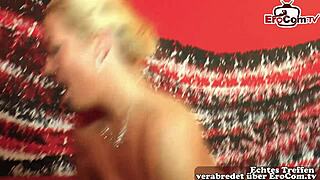 blonde german milf stiefschwester meets stiefbruder for instant hardcore bedroom pounding