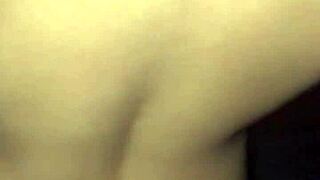 Married Brazilian Slut Gloryhole Pounds Huge Cock in Swingers Den