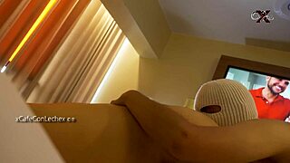 her thick peruvian ass bounces hard doggystyle on stiff cock as she cums shaking