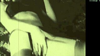 stepmom sneaks solo hairy pussy play while home alone in vintage taboo