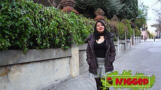 Curvy Colombian Maria Sandoval meets huge black cock for wild first-time interracial pounding in shower