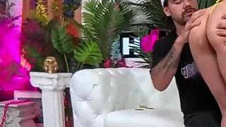 Cory Chase hooked on Nade Nasty's sloppy monster anal cock ride