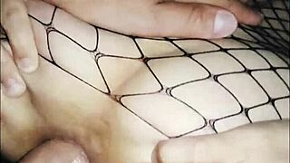 Wife's Tight Ass Stretches Around Husband's Monster Cock Closeup