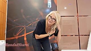 GUY CUMS ON MY GLASSES AT MOTEL THEN I VIDEO CALL ANOTHER FOR FACELOAD!