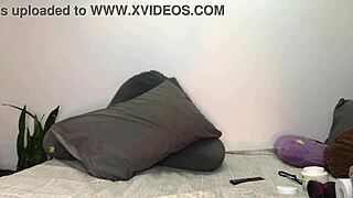 Skinny Latina Emo Slut Masturbates Huge Asshole Close Up with Dildo Toys Homemade