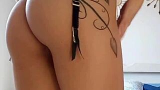 Brazilian girlfriend with small waist and natural tits begs roommate to cum on her during dirty dorm fuck