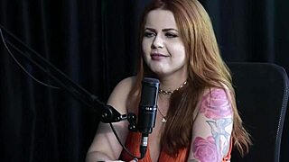 Isadora Closel Teases in Sheer Red During Wild Porn Cast Brazil Interview Part 1