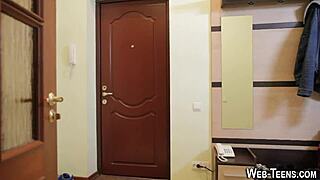 skinny petite teen girlfriend spreads for boyfriend's tongue fingering orgasm closeup