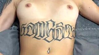 Latina's pov deepthroat hides sloppy masturbation tit cum surprise