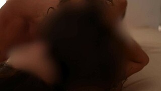 dude step sis hit two orgasms then took full cum mouthful happy