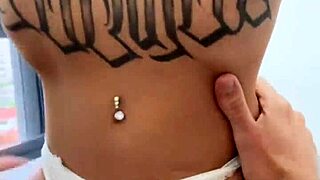 Latina's pov deepthroat hides sloppy masturbation tit cum surprise
