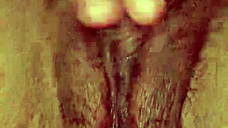 Chubby Latina BBW Spreads Fat Hairy Pussy Belly Tease POV Closeup