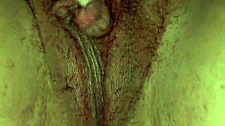 Chubby Latina BBW Spreads Fat Hairy Pussy Belly Tease POV Closeup