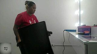 surprise! my stylist licks my ass before hardcore lesbian pussy play