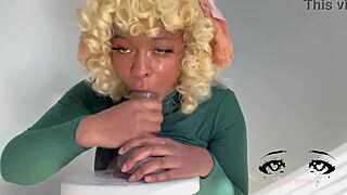 huge titted coworker jadeenasty wraps her sloppy tits around your cock for tittyfuck blowjob