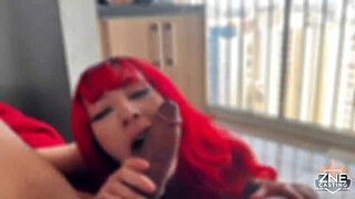 Zne casting ep01 nana bataminha blows qrozne rides pussy in interracial goth 1on1