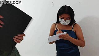 Soldier Hooks Up with Venezuelan Salesgirl for Work Sex Perks