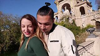 Liz getting fucked hard right in front of her boyfriend