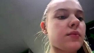 She unleashes extreme squirting in crowded public gym during hardcore fingering and fucking close-up