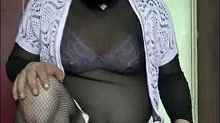 shy bisexual crossdresser deepthroats cumshot after hard asshole pounding