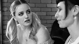 blonde milf charlie forde licks salem's pussy fingering big natural tits moaning