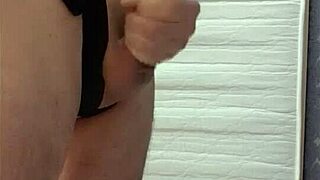 Bound Amateur Solo Handjob Bondage Cum Explosion Close-Up Dripping