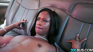 Ghetto Black Girl Trades Tight Ass For Cash In Public Deal