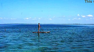 Damn, kayak outdoor fuck number three explodes with raw action!