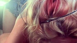 homemade hooker sucks dick in public gets fucked hard and swallows cum at end