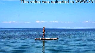 Damn, kayak outdoor fuck number three explodes with raw action!