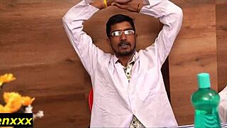 Desi Doctor's Juicy Patient Takes Romantic Doggystyle Creampie With Dirty Talk And Natural Tits Bouncing