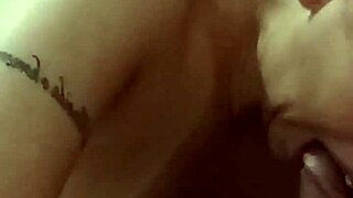 Stepdaughter sucks stepdad till facial blast