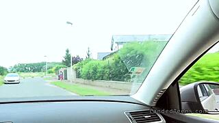 Beautiful Tits Teen Bangs Monster Cock Outdoors in POV