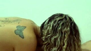 Stepdaughter sucks stepdad till facial blast