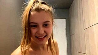 i love watching this bbc stretch my tight pussy close up while fingering it wet