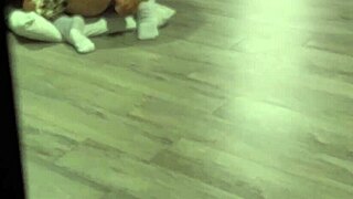 stepdaughter's fat ass toy fuck makes me cum