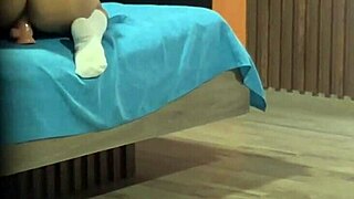 stepdaughter's fat ass toy fuck makes me cum