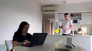 my girlfriend hands me her new fuck doll then we both ride it hard