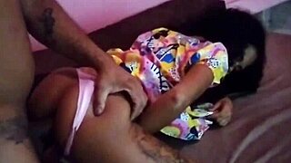 wanna watch cartoons with stepdaughter while wife's at work? her tight latina ass begs for doggystyle pounding