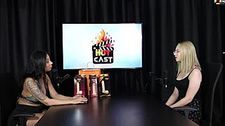 Watch Vivan Lola and Vitória Beatriz's Naughty Interview Full of Slutty Action in Porn Cast Brazil Part 4!