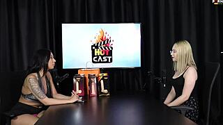 Watch Vivan Lola and Vitória Beatriz's Naughty Interview Full of Slutty Action in Porn Cast Brazil Part 4!