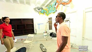 big booty target worker sneaks customer into stockroom for fat ass deepthroat on huge black cock