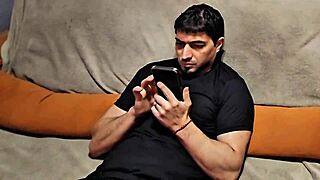 hot brazilian milf stepmom pretends she's not into it but spies on horny stepson till she gets what she craves